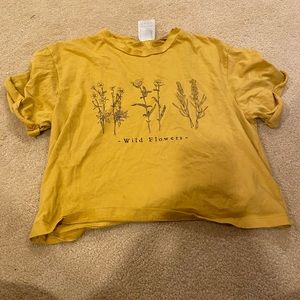 Wild flower crop top